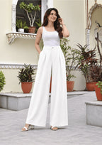 Women Linen Wide Leg Classy Pants