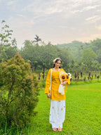 Sunshine Muse Yellow Kurta Pant Set