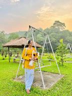 Sunshine Muse Yellow Kurta Pant Set
