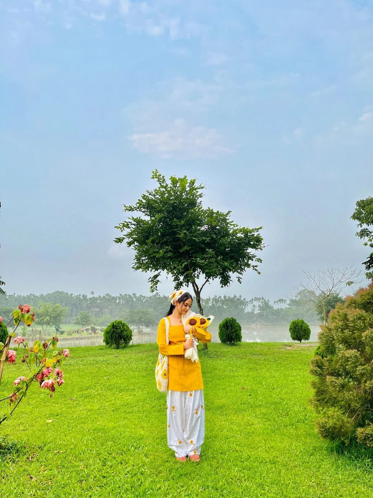 Sunshine Muse Yellow Kurta Pant Set