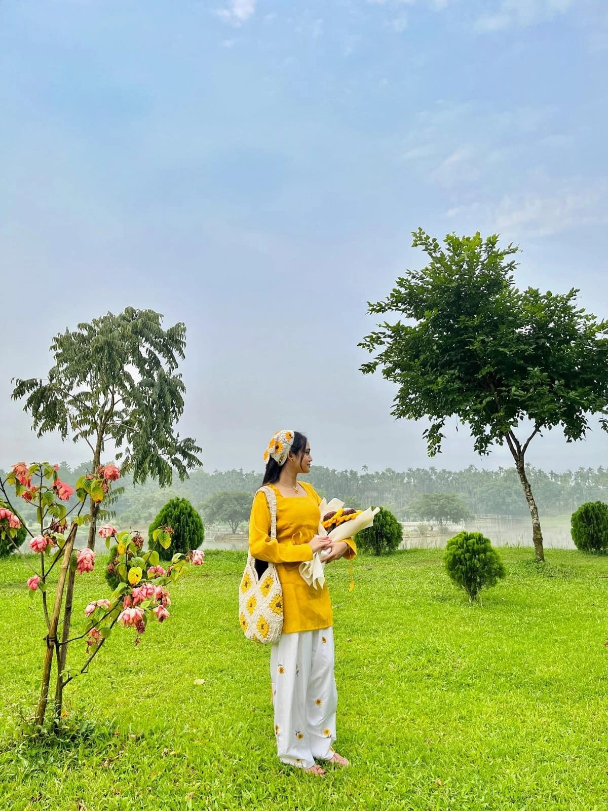 Sunshine Muse Yellow Kurta Pant Set